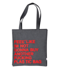 TOTE BAG {grey}